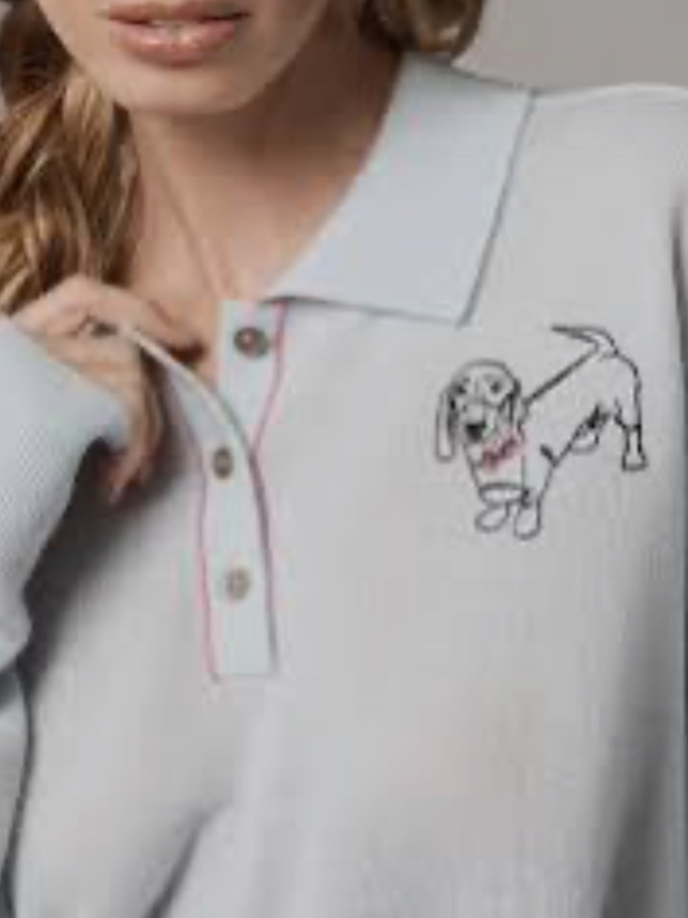 Anthropologie Pilcro Cashmere Blue Sweater - Picture 2 of 8